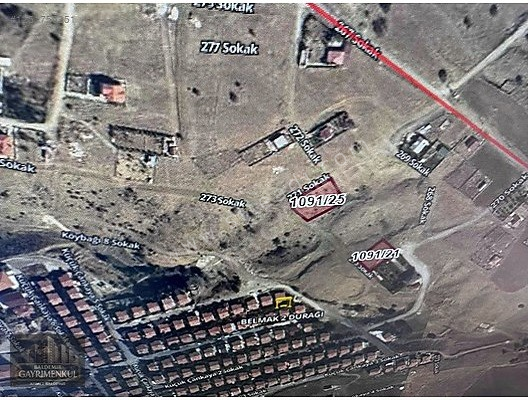 HASANOĞLAN(K&Uuml;&Ccedil;&Uuml;K &Ccedil;ANKAYA) M&Uuml;STAKİL VİLLA PARSELİ 750 M2 SATILIK